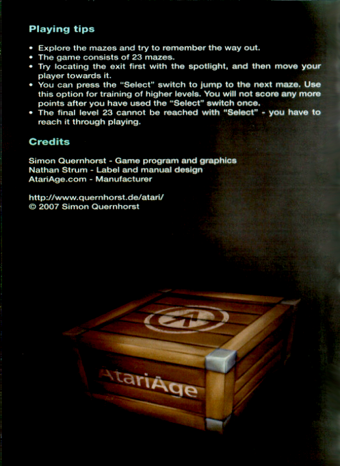 Encaved (Homebrew) — Box back